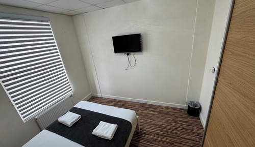 Habitación estándar doble, baño compartido