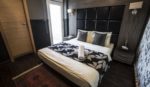 Habitación básica doble, 1 cama de matrimonio, vistas al mar