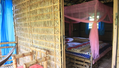 Bungalow, vistas al jardín