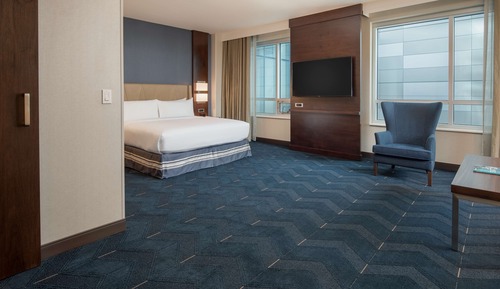 Estudio, 1 cama de matrimonio grande, accesible para personas con discapacidad (Hearing)