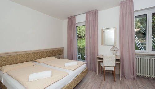 Habitación con 1 cama doble o 2 individuales, vistas a la montaña