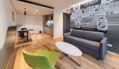 Suite junior, 1 cama doble, cocina básica