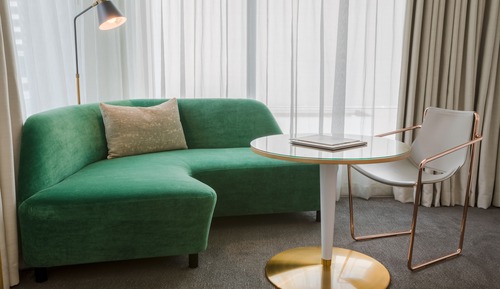 Habitación ejecutiva, 1 cama de matrimonio grande, vistas a la ciudad, en esquina