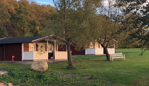 Cabaña familiar, 2 habitaciones, en la zona del jardín