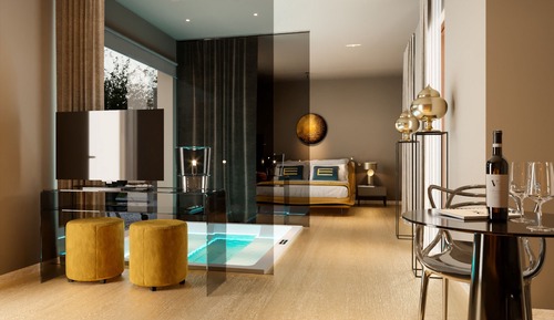 Suite exclusiva, piscina privada