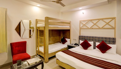 Habitación cuádruple Deluxe, no fumadores