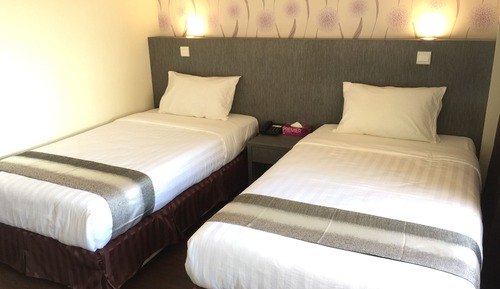 Habitación ejecutiva con 2 camas individuales, vistas al mar