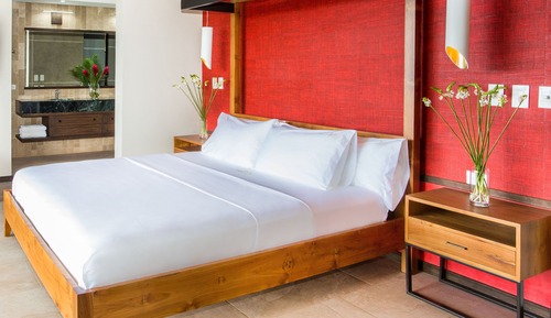 Villa Premium, 1 cama de matrimonio grande, balcón, vistas al mar