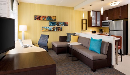 Estudio, 1 cama de matrimonio grande con sofá cama (Mobility/Hearing Accessible, Tub)