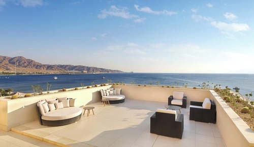 Habitación, 1 cama de matrimonio grande, no fumadores, vistas parciales al mar