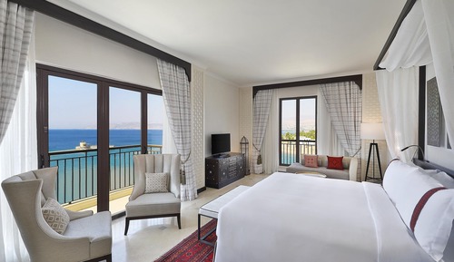 Suite, 1 cama de matrimonio grande, no fumadores, vistas al mar (Balcony)