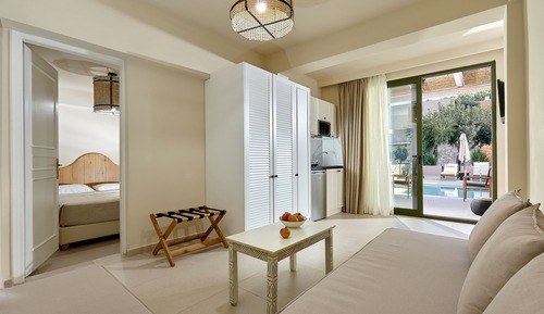 Apartamento, 1 habitación, piscina privada