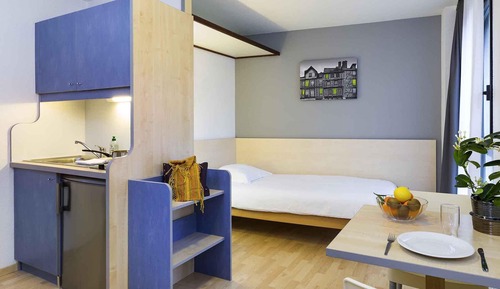 Estudio, 1 cama individual