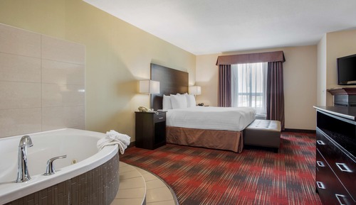 Suite, 1 cama de matrimonio grande, no fumadores, bañera de hidromasaje (with Sofabed)