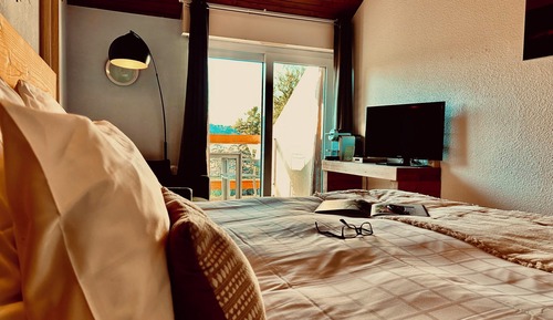 Habitación doble, balcón, vistas a la laguna