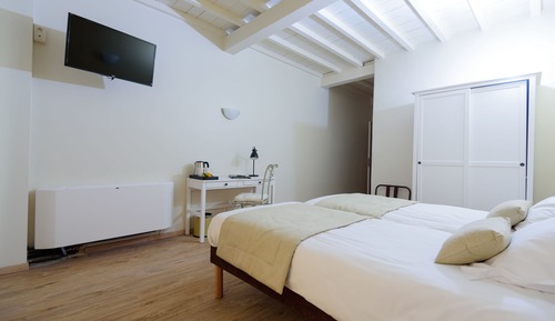 Habitación con 1 cama doble o 2 individuales, vistas al parque