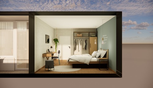 Deluxe Apartment mit Balkon