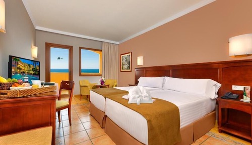 Habitación doble, terraza, vistas al mar