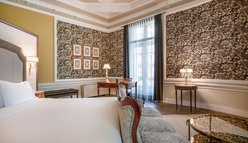 Suite, 1 cama de matrimonio grande, no fumadores, vistas al parque (Corner, Fireplace)