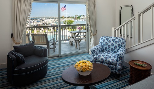 Suite Deluxe, 1 cama de matrimonio grande con sofá cama, balcón (Harbor Loft Suite - Water View)