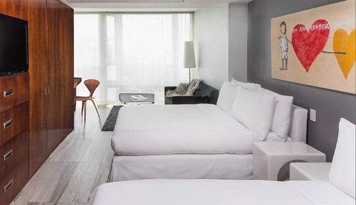 Habitación, 2 camas dobles