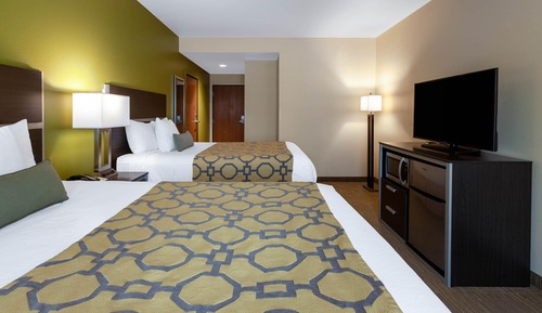 Habitación, 2 camas de matrimonio, accesible para personas con discapacidad, no fumadores (Mobility)