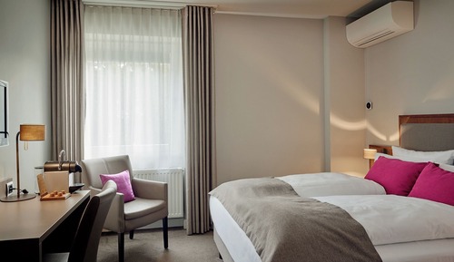 Habitación básica, vistas al jardín