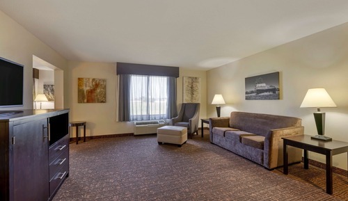 Suite, 1 cama de matrimonio grande, accesible para personas con discapacidad (with Sofabed)