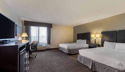 Habitación estándar, 2 camas de matrimonio, accesible para personas con discapacidad