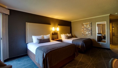 Habitación estándar, 2 camas de matrimonio, accesible para personas con discapacidad