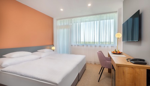 Habitación básica doble, vistas al jardín