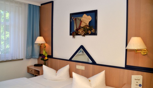 Habitación con 1 cama doble o 2 individuales