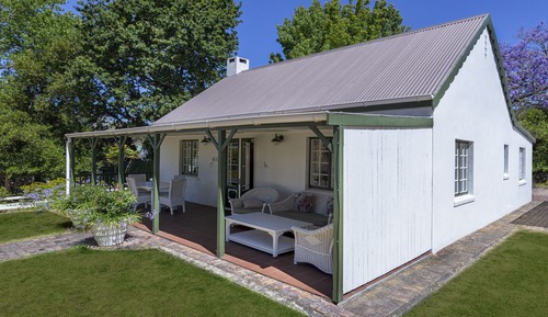 Casa de campo clásica, vistas al jardín