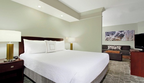 Suite estudio, 1 cama de matrimonio grande con sofá cama (Mobility/Hearing Access, Roll-In Shwr)