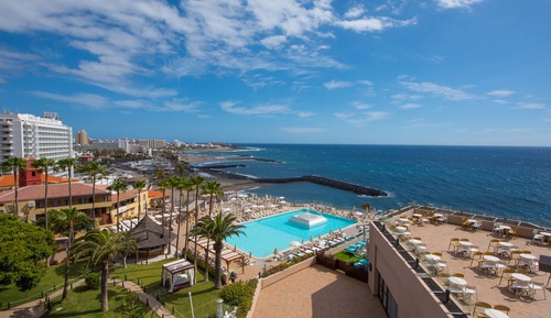 Habitación con 2 camas individuales, vistas al mar