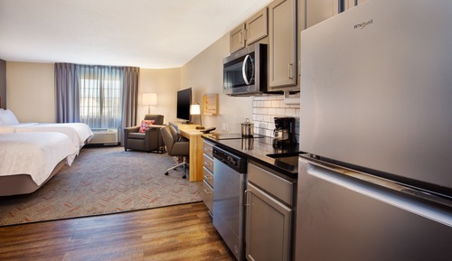 Suite estudio, 2 camas de matrimonio