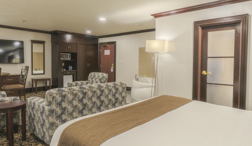 Suite Premium, 1 cama de matrimonio grande, bañera de hidromasaje