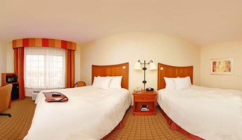 Habitación, 2 camas de matrimonio, accesible para personas con discapacidad, no fumadores