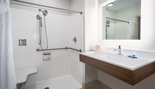 Suite, 1 cama de matrimonio grande, accesible para personas con discapacidad (Accessible Shower)