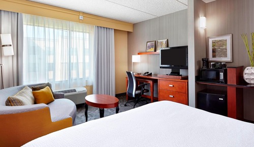 Habitación, 1 cama de matrimonio grande con sofá cama