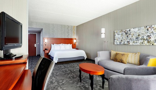 Habitación, 1 cama de matrimonio grande con sofá cama