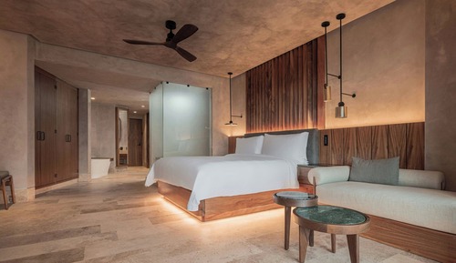 Suite junior, 1 cama de matrimonio grande, balcón, vistas al mar