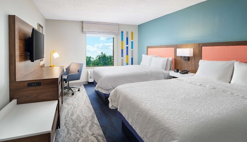 Habitación, 2 camas de matrimonio, no fumadores