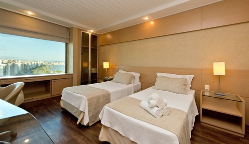 Habitación Deluxe con 2 camas individuales (Quarto Twin Luxo)