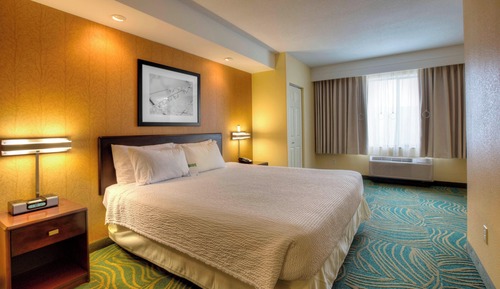 Estudio, 1 cama de matrimonio grande con sofá cama