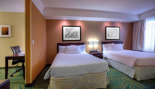 Estudio, 2 camas dobles