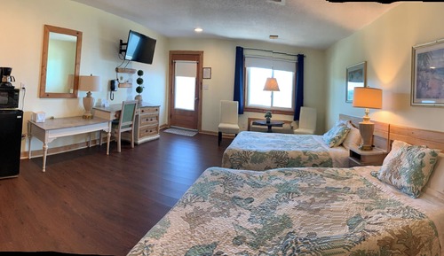 Standard Room, 2 Double Beds, Refrigerator, Mezzanine