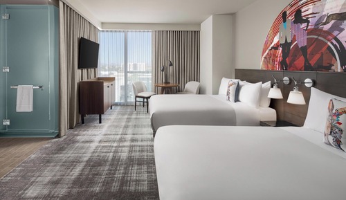 Habitación estándar, 2 camas dobles (Hearing Accessible)