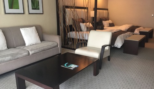 Estudio junior, varias camas, balcón (Blue Double Studio Suite)