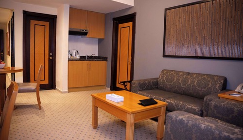 Suite ejecutiva, 1 cama de matrimonio grande, cocina